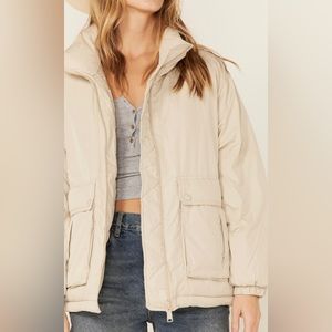 FREE PEOPLE WOMEN'S DUVET BOMBER JACKET